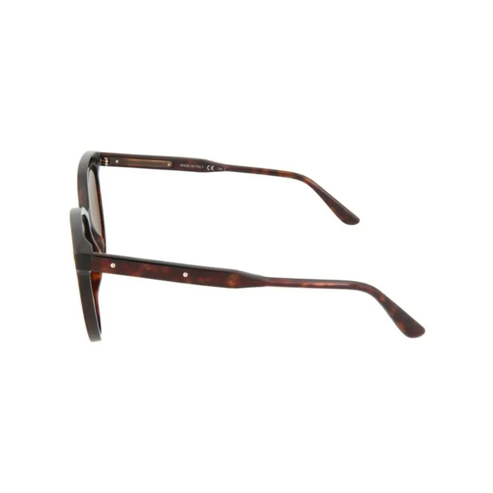 Round-Frame Acetate Sunglasses
